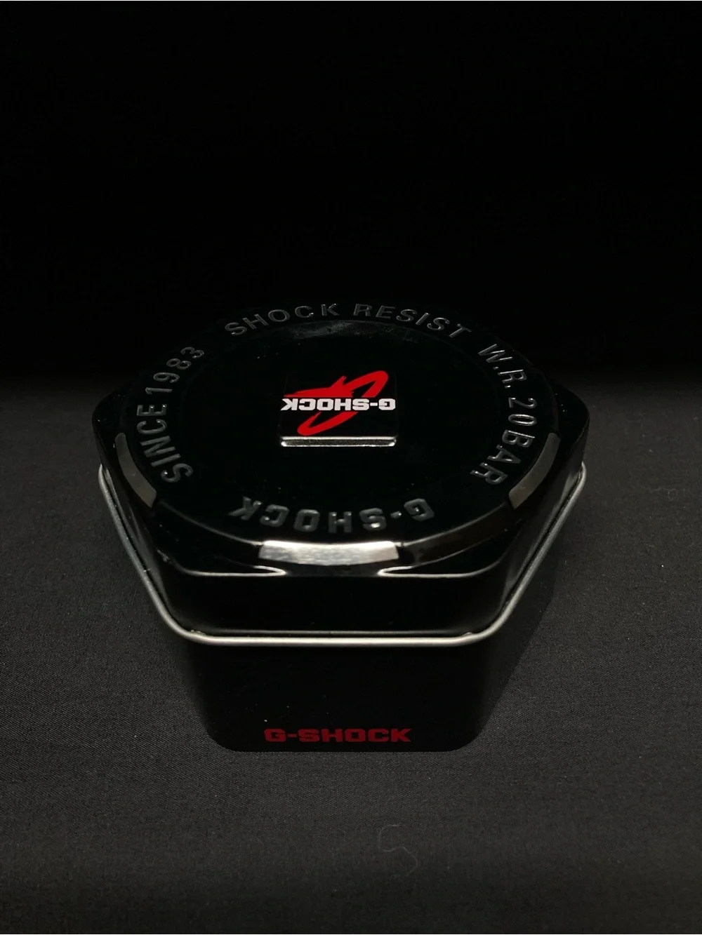 Red and Black G Shock Dw5600